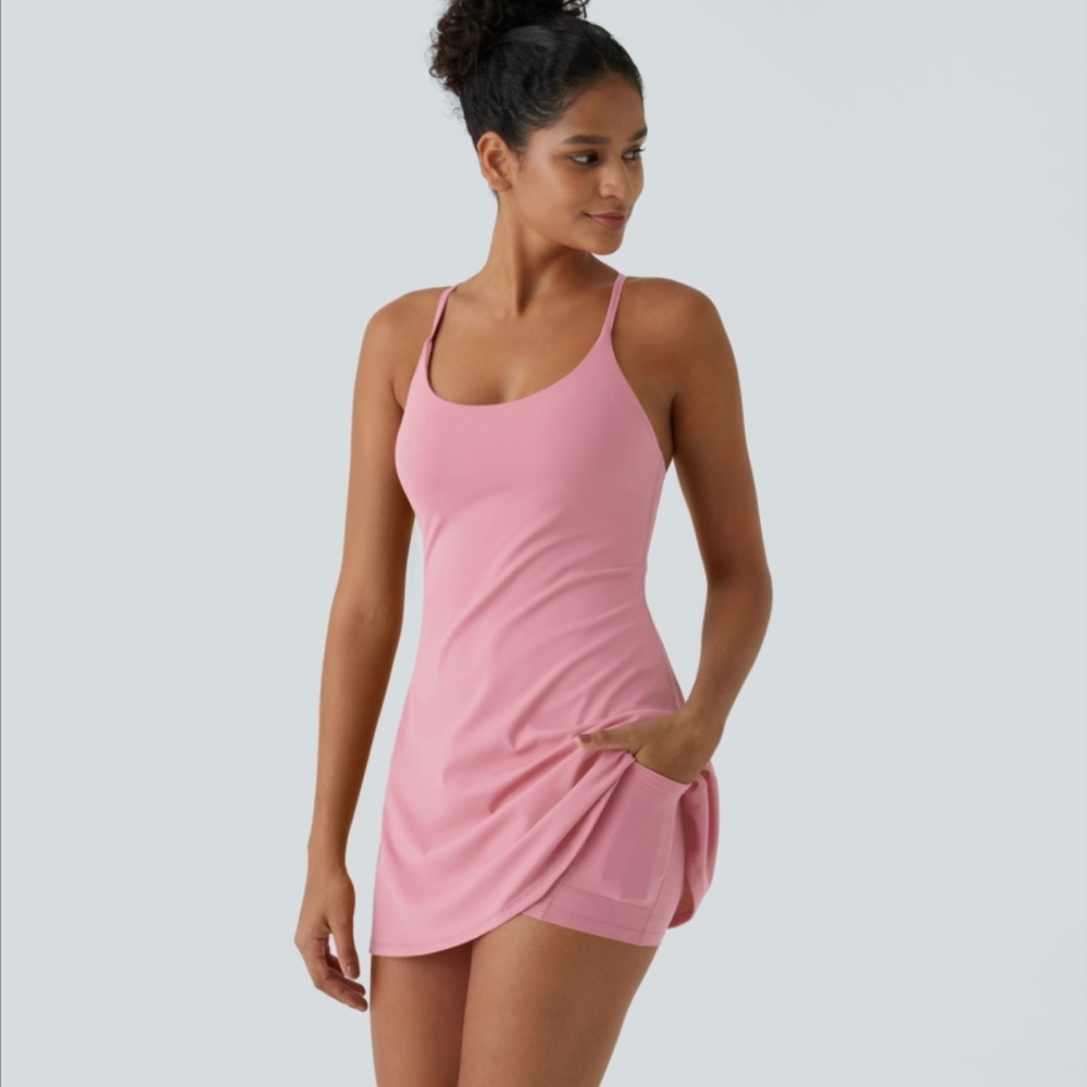 HALARA Soft Pink Dress